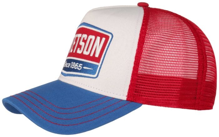 Stetson Trucker Cap Gasoline Blue/White/Red Stetson Stetson Trucker Cap Gasoline Blue/White/Red Stetson