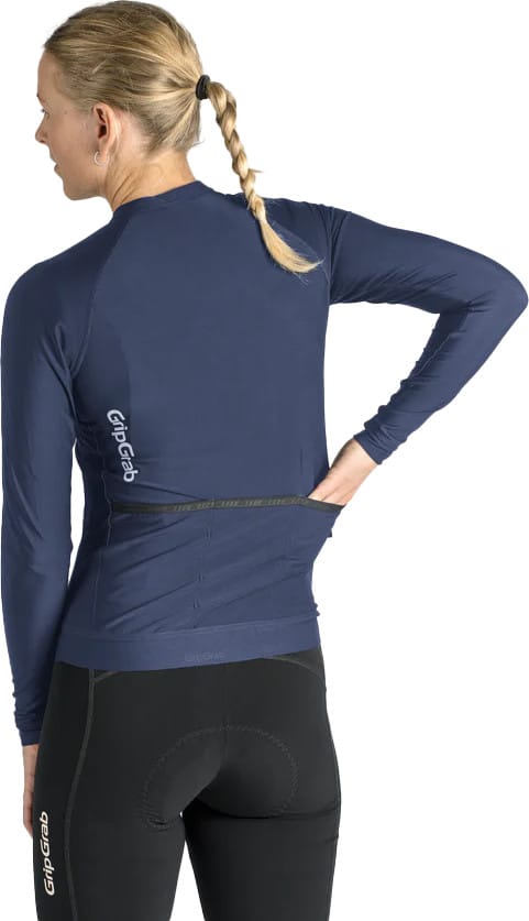 Gripgrab Women's Pacr Long Sleeve Jersey Navy Blue Gripgrab