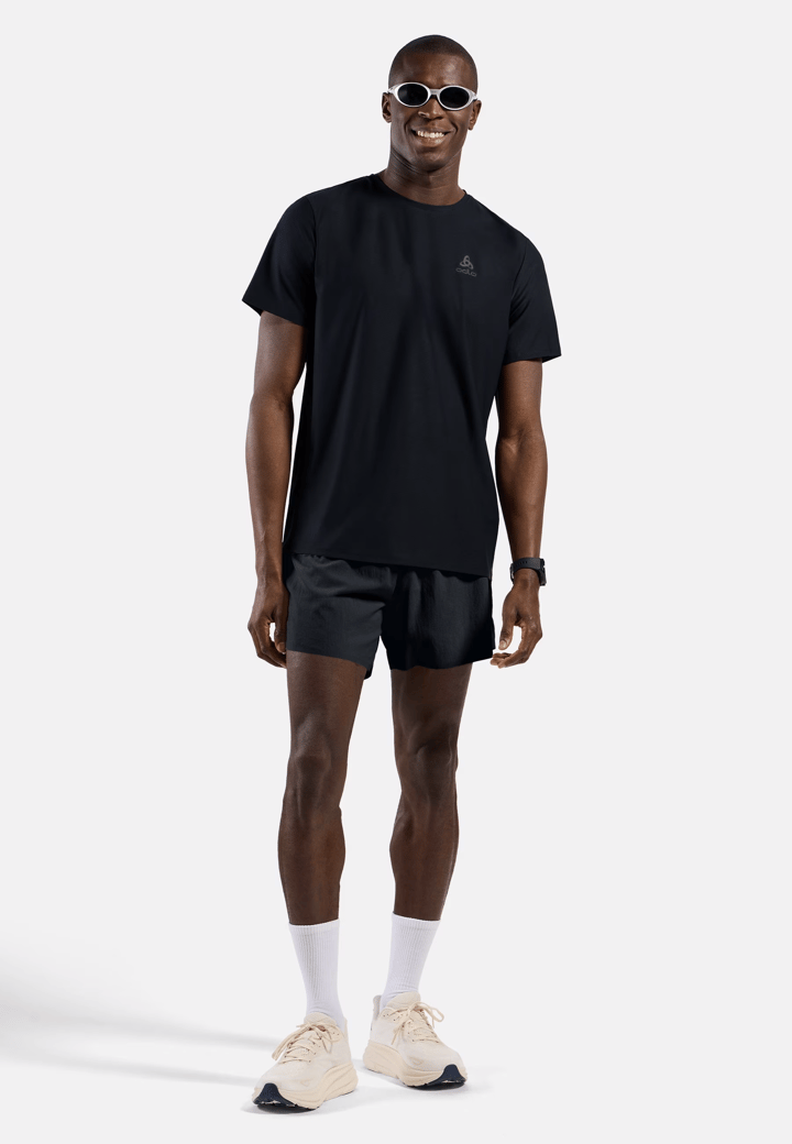 Odlo Men's Zeroweight 5 Inch Short Inner Brief Black Odlo