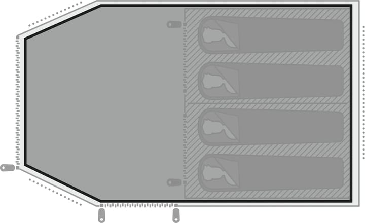 Easy Camp Footprint Hamra 4 Black Easy Camp