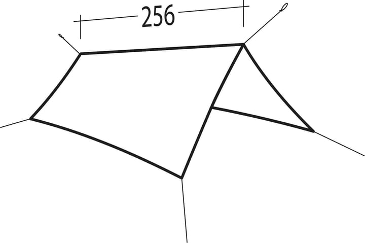 Robens Vestis 2.50 X 2.30 Solo Tarp UL Orange Robens