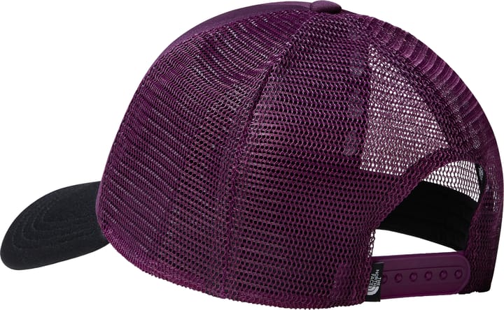 The North Face TNF Logo Trucker Cap Black Currant Purple The North Face The North Face TNF Logo Trucker Cap Black Currant Purple The North Face