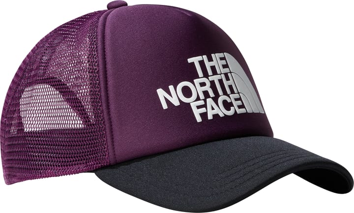 The North Face TNF Logo Trucker Cap Black Currant Purple The North Face The North Face TNF Logo Trucker Cap Black Currant Purple The North Face
