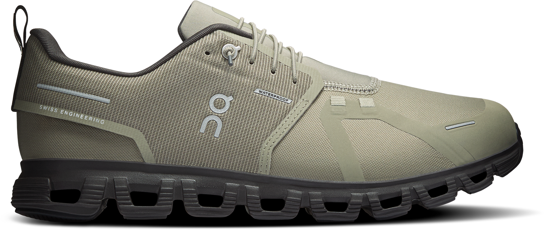 On Men's Cloud 6 Waterproof Olive-espresso