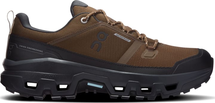 On Men's Cloudrock Low Waterproof Earth/Black On