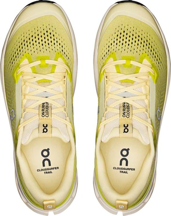 On Men's Cloudsurfer Trail 2 Ivory/Lime On