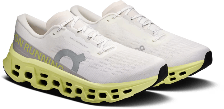On Men's Cloudmonster 3 Ivory-limelight On