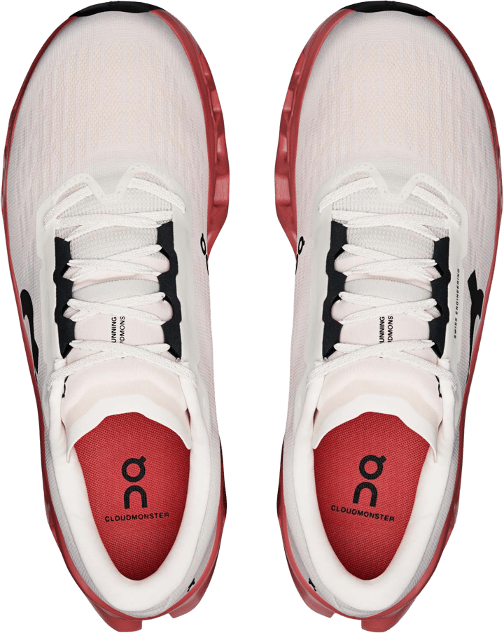 On Men's Cloudmonster 3 Ivory-dustrose On