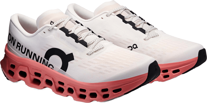 On Men's Cloudmonster 3 Ivory-dustrose On