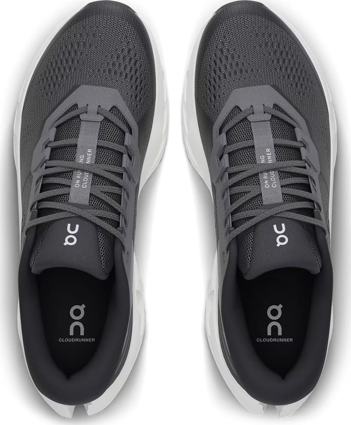 On Men's Cloudrunner 3 Black/Ivory On