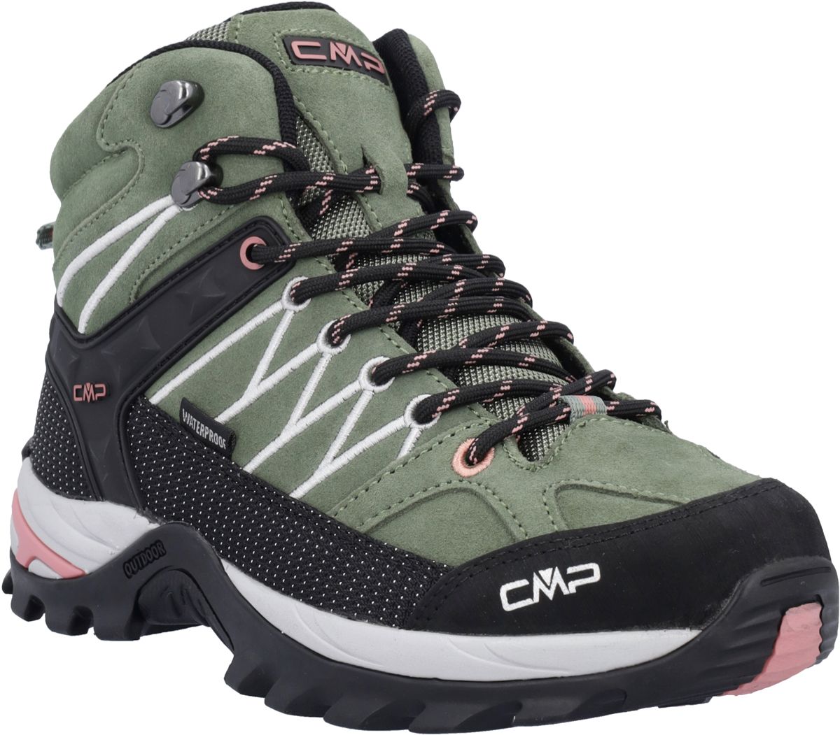 CMP Rigel Mid Women's Waterproof Salvia-Stone