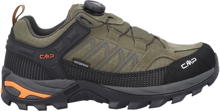 CMP Rigel Low Fitgo Trek Shoe Wp Syn. Olive-flame CMP