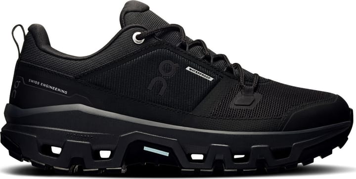 On Women's Cloudrock Low Waterproof Black/Black On