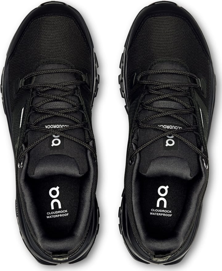 On Women's Cloudrock Low Waterproof Black/Black On