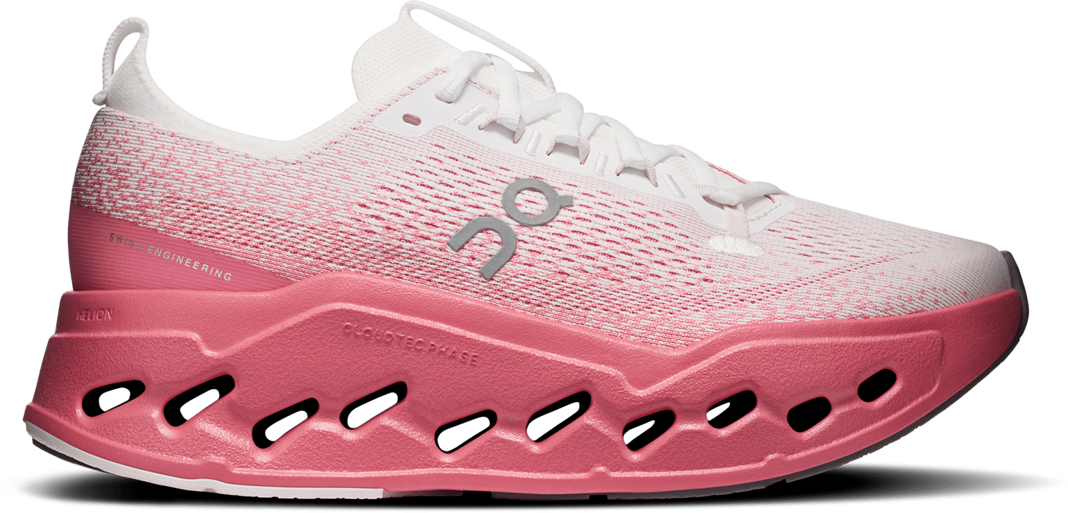 On Women's Cloudsurfer Max White-camellia