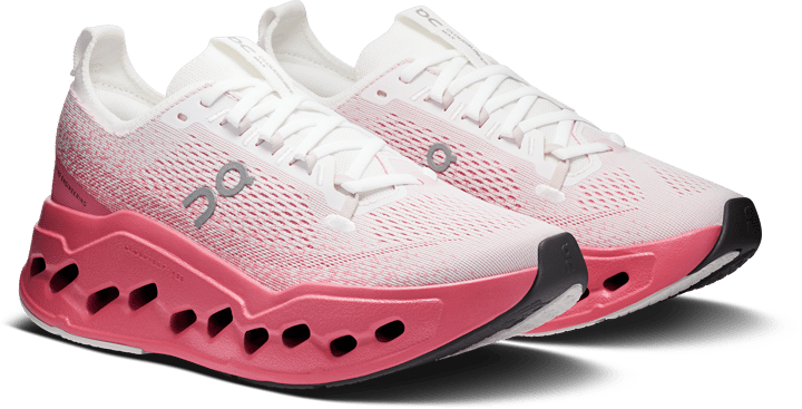 On Women's Cloudsurfer Max White-camellia On