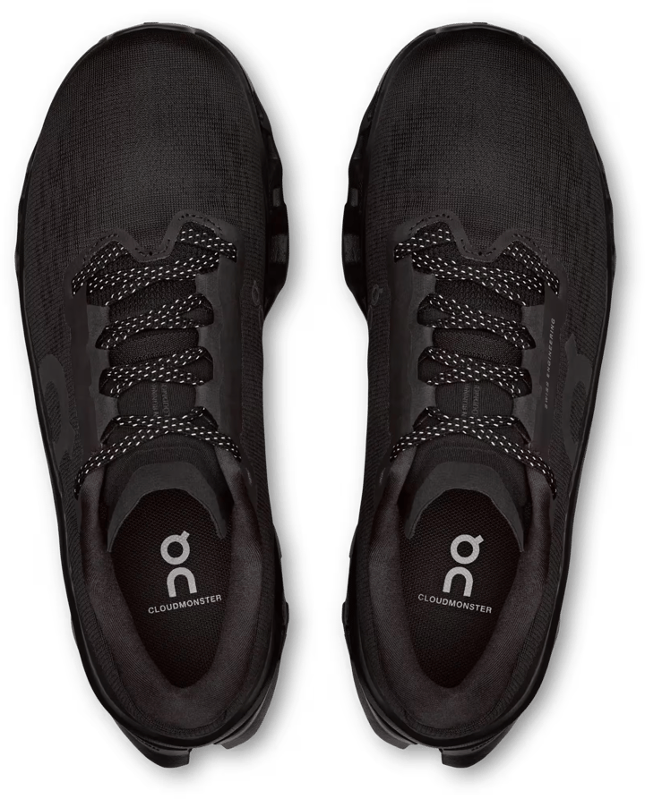 On Women's Cloudmonster 3 Black-black On