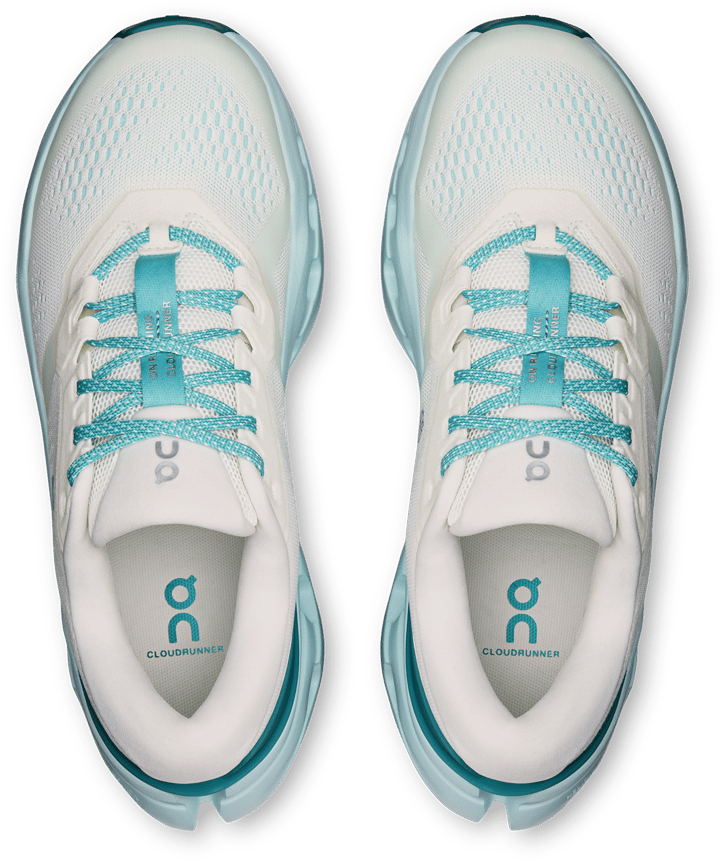 On Women's Cloudrunner 3 Ivory-aquamarine On
