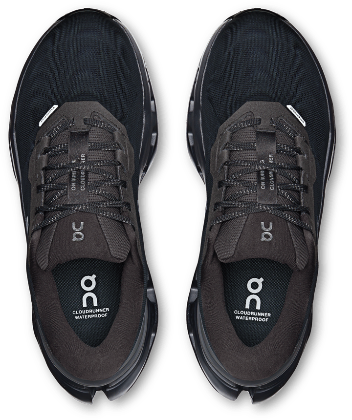 On Women's Cloudrunner 3 Waterproof Black-black On