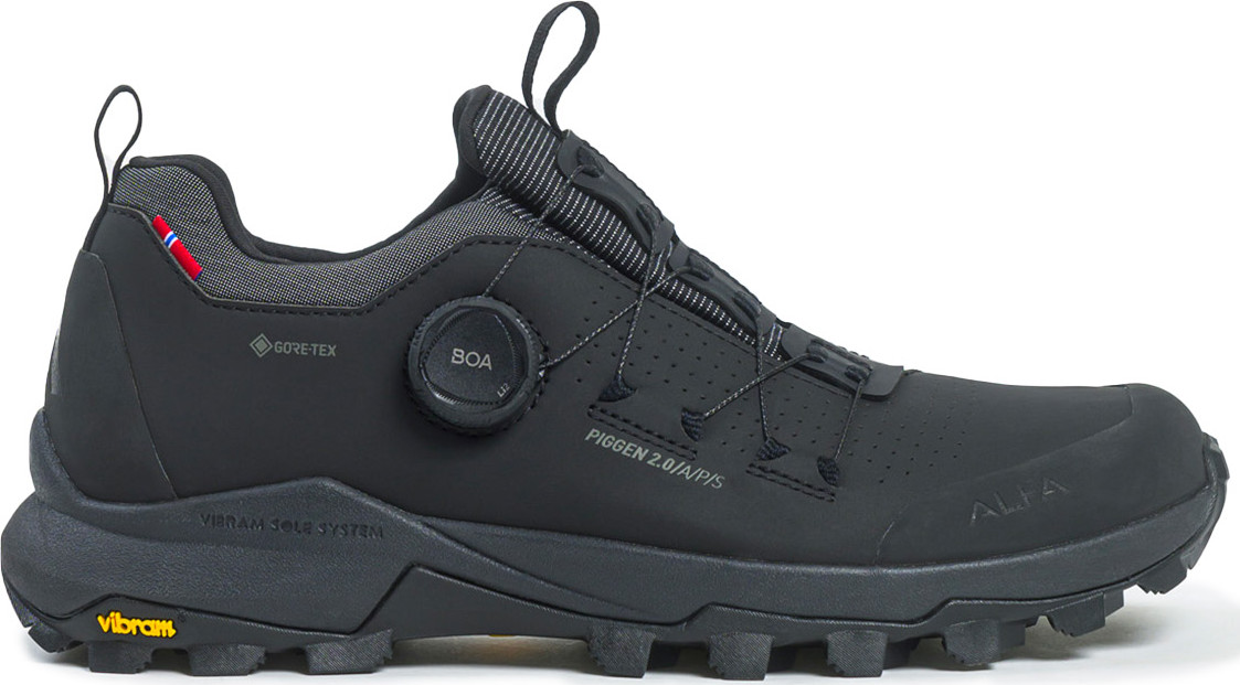 Alfa Women's Piggen 2.0 A/P/S GORE-TEX Phantom Black Tursko 37