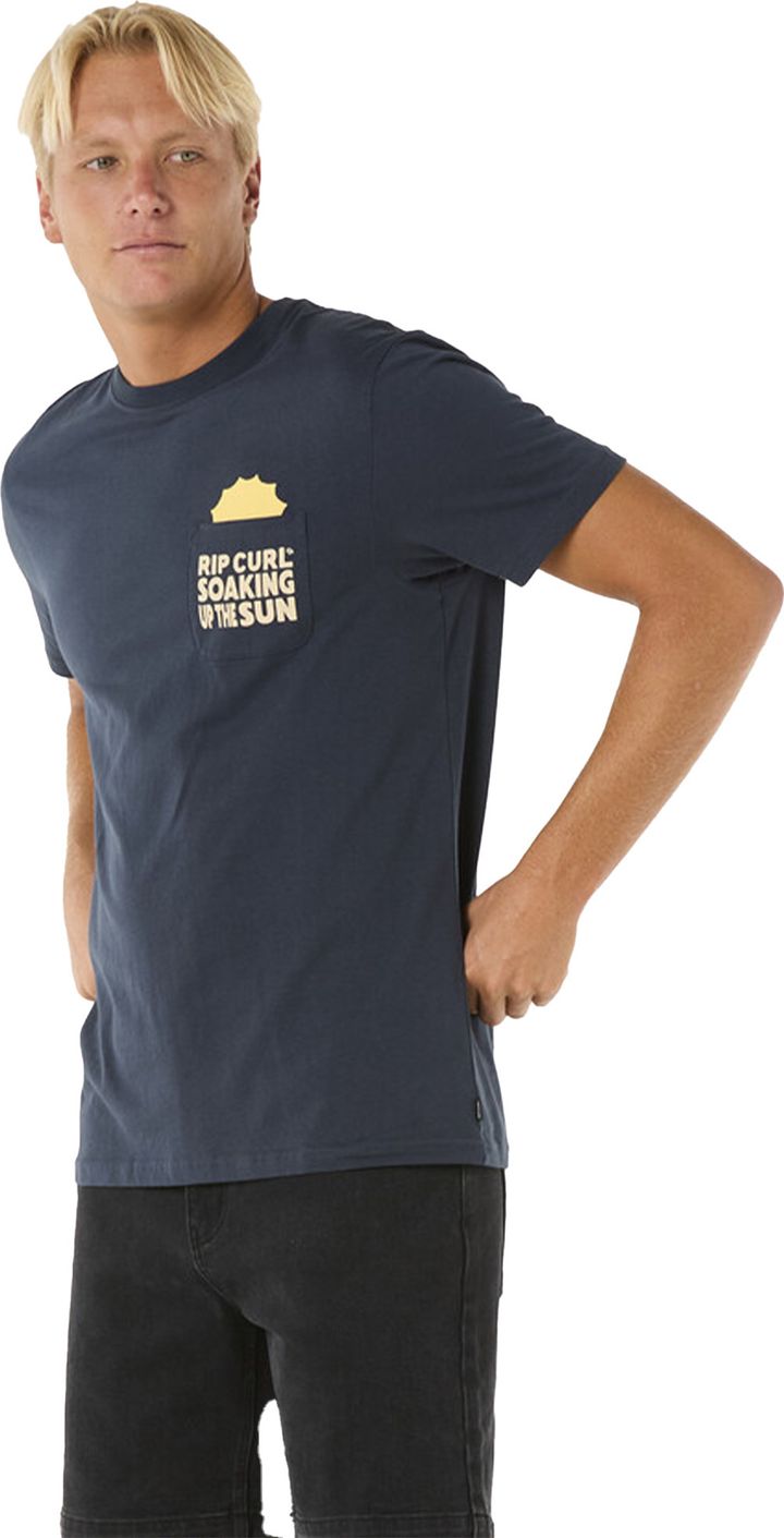 Rip Curl Sun Soaker Pocket Tee Dark Navy Rip Curl Rip Curl Sun Soaker Pocket Tee Dark Navy Rip Curl
