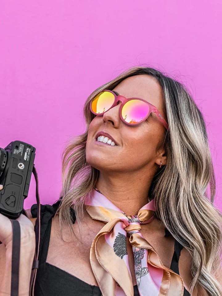 Goodr Sunglasses Influencers Pay Double Pink OneSize Goodr Sunglasses