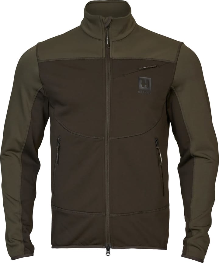 Härkila Men's Olaf Fleece Jacket Shadow Brown/forest Night Härkila Härkila Men's Olaf Fleece Jacket Shadow Brown/forest Night Härkila