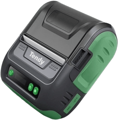 Tendy Scriptor Label Printer Black With Green Details
