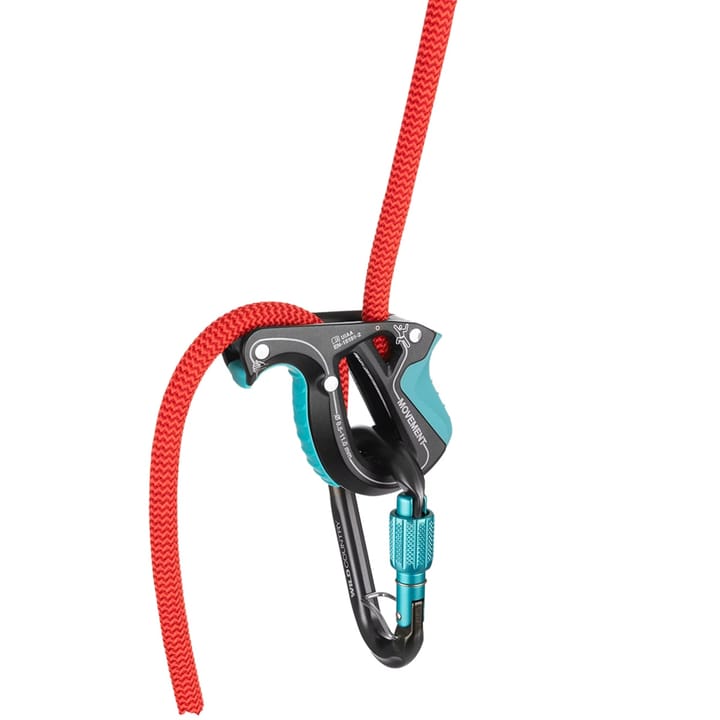 WildCountry Movement Belay Device Kit Black/turquoise WildCountry Movement Belay Device Kit Black/turquoise