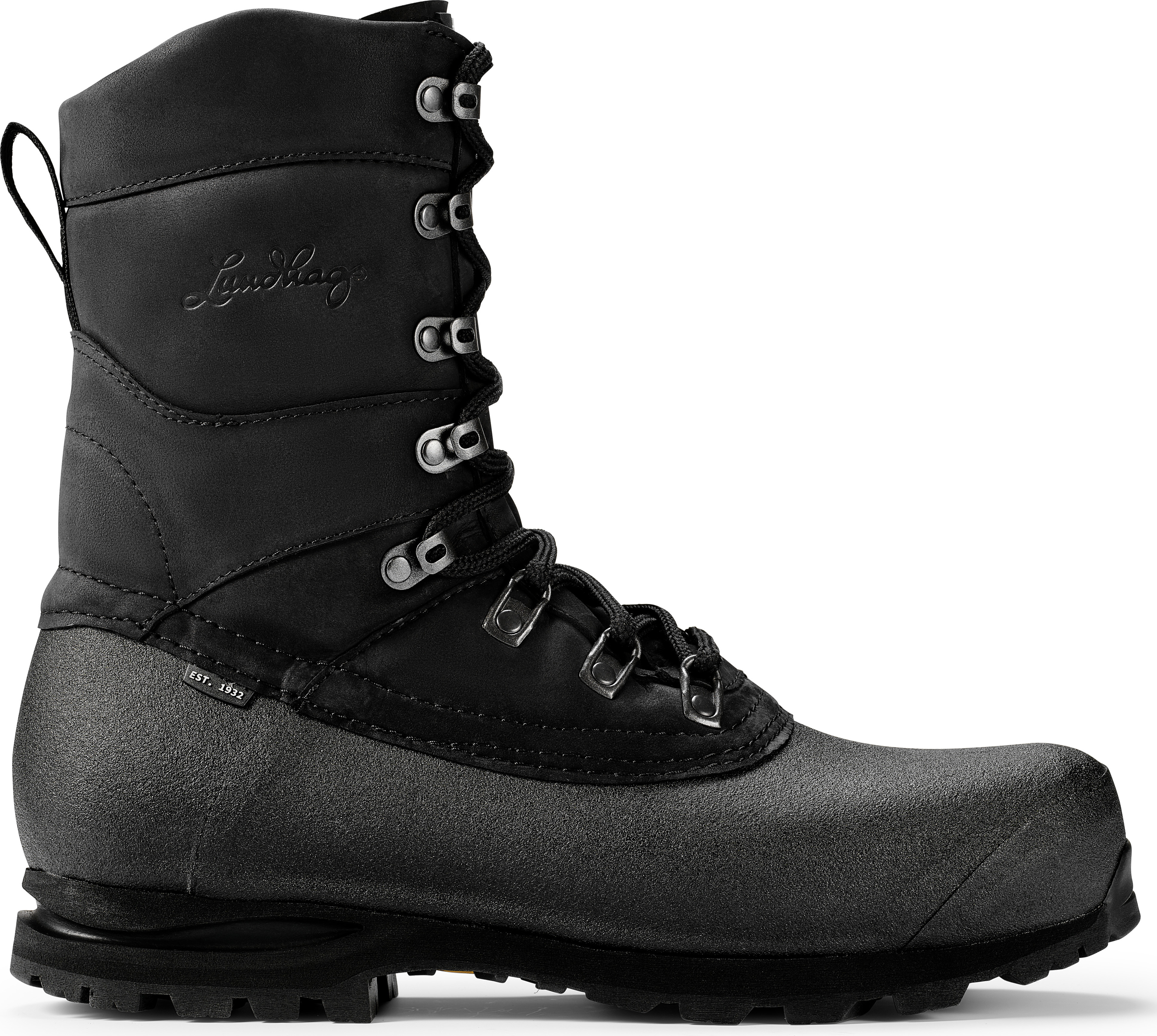 Lundhags Women's Padje Light Trekking Boot High Black Friluftsstøvler 41