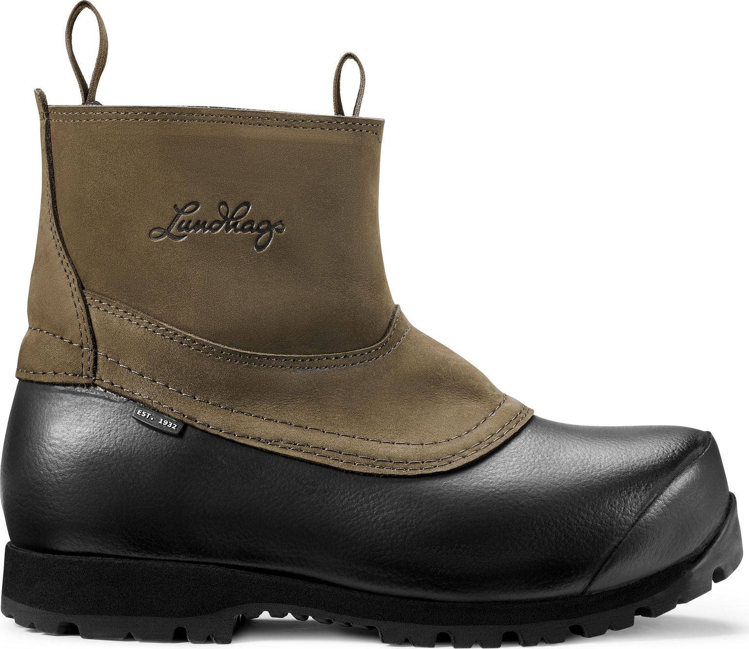 Lundhags Unisex Myrk Insulated Pull On Boot Dark Moss