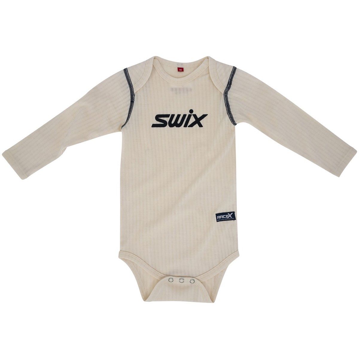 Swix Racex Merino Baby Body Snow White/ Dark Navy