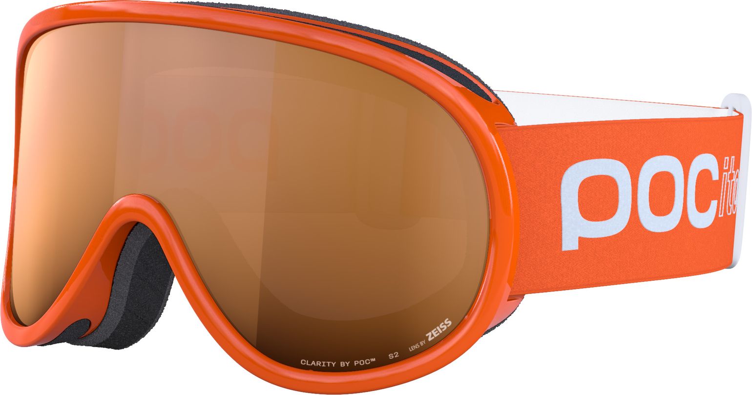 POC Kids' Pocito Retina Fluorescent Orange/Partly Sunny Light Orange