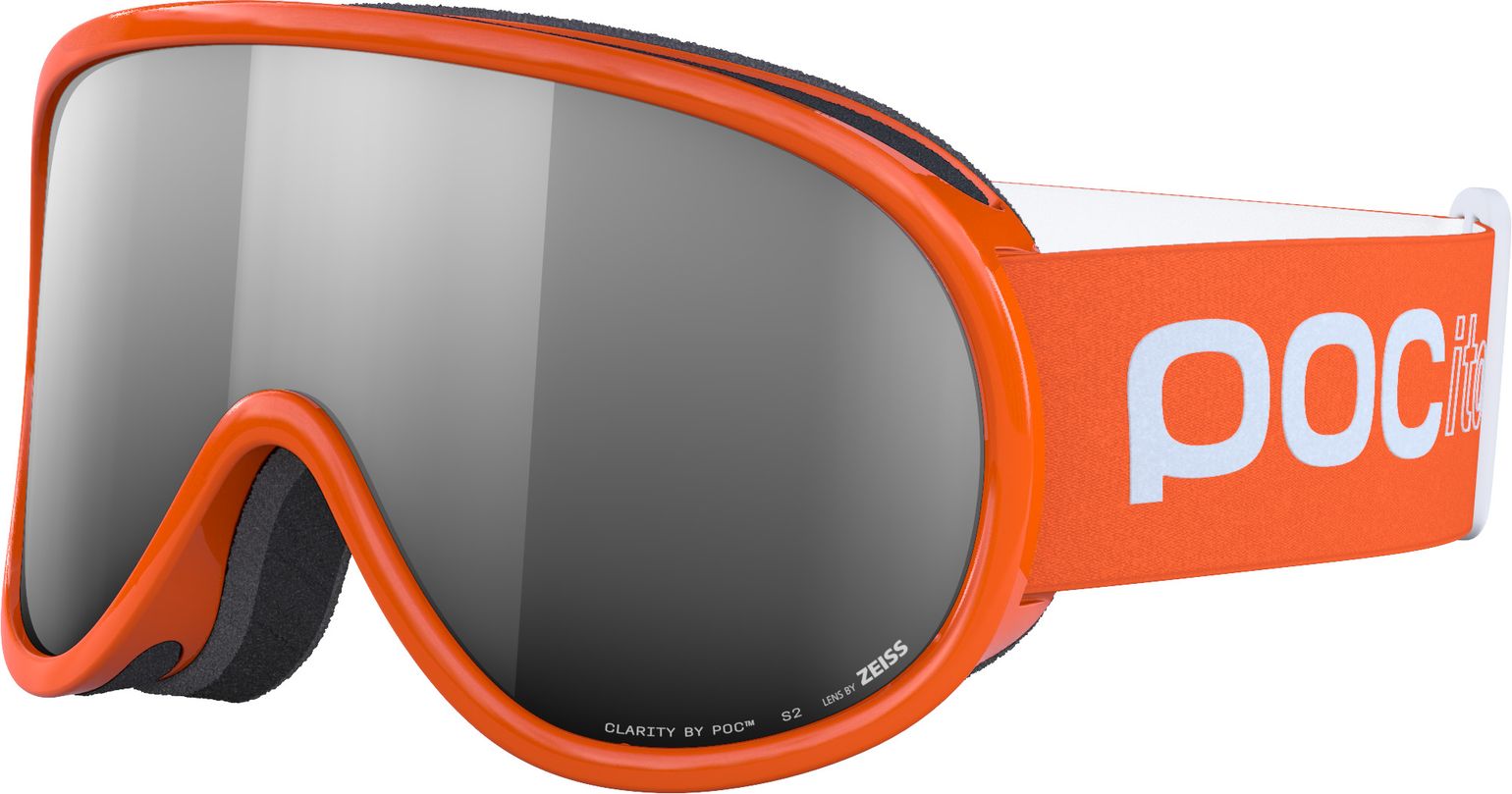 POC Kids' Pocito Retina Fluorescent Orange/Partly Sunny Silver