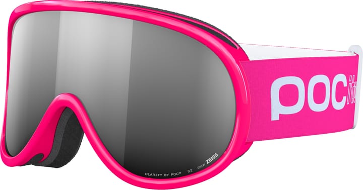 POC Kids' Pocito Retina Fluorescent Pink/Partly Sunny Silver POC