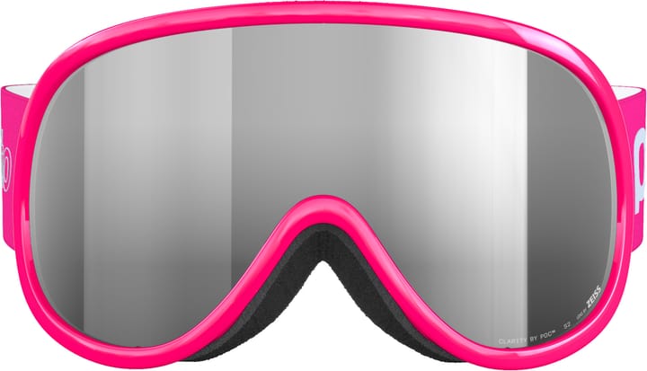 POC Kids' Pocito Retina Fluorescent Pink/Partly Sunny Silver POC