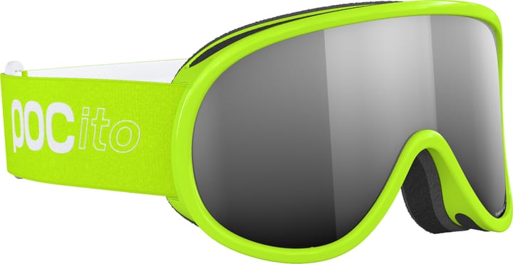 POC Kids' Pocito Retina Fluorescent Yellow/Green/Partly Sunny Silver POC