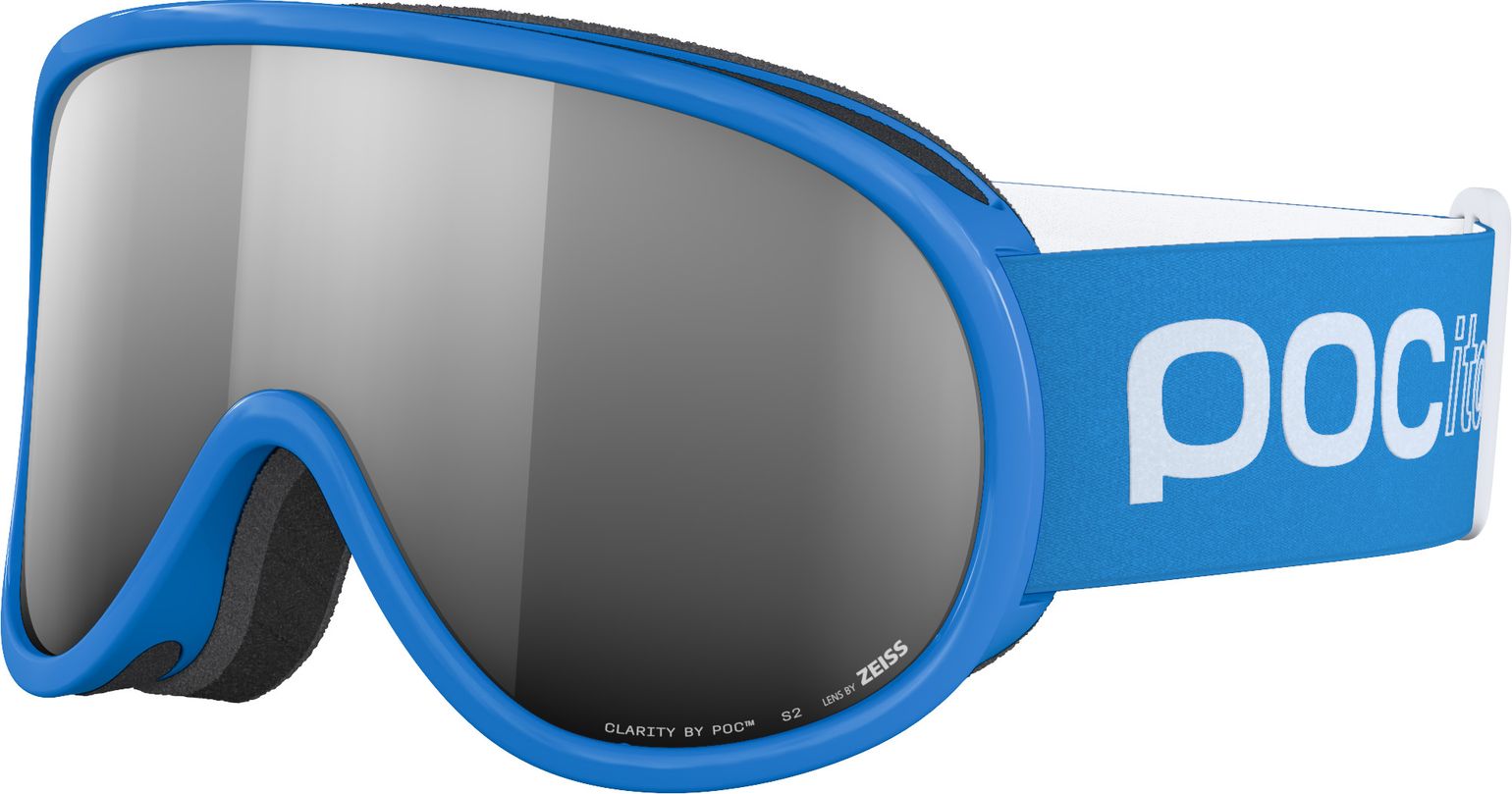 POC Kids' Pocito Retina Fluorescent Blue/Partly Sunny Silver