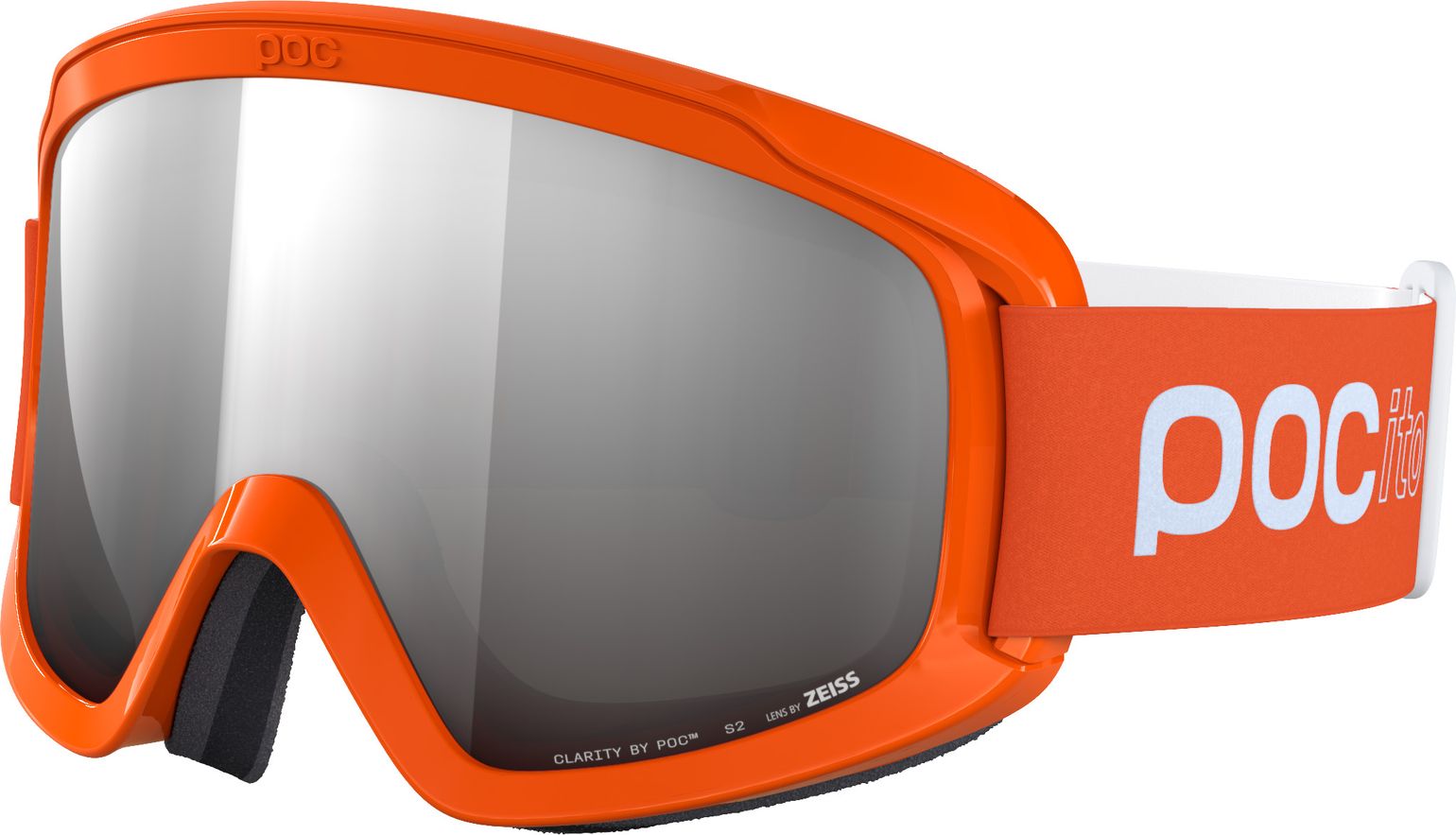 POC Pocito Opsin Fluorescent Orange/partly Sunny Silver