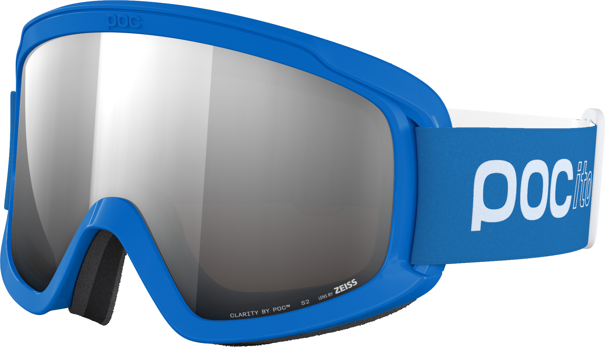 POC Pocito Opsin Fluorescent Blue/partly Sunny Silver