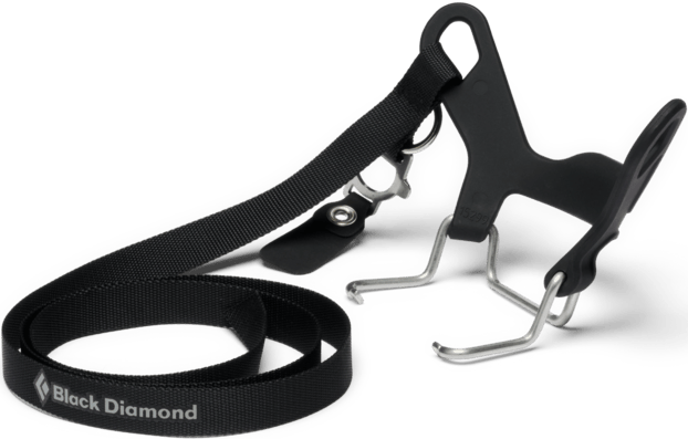 Black Diamond I.C.E. Crampon Heel Cup Left Black Black Diamond