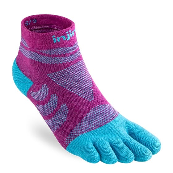 Injinji Sokk Women's Ultra Run Mini-Crew Jam Injinji Injinji Sokk Women's Ultra Run Mini-Crew Jam Injinji