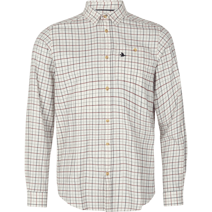 Seeland Men's Shooting Shirt Cabernet/Blue Check Seeland Seeland Men's Shooting Shirt Cabernet/Blue Check Seeland