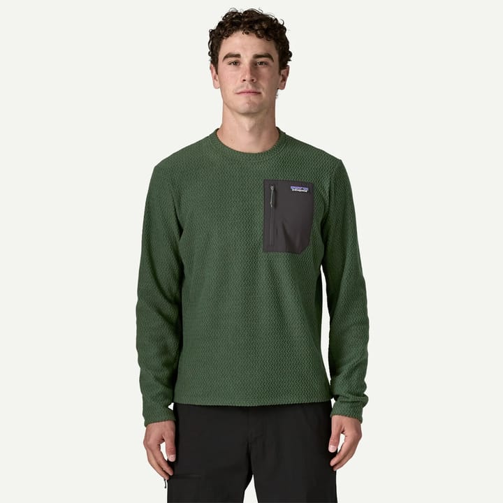 Patagonia M'S R1 Air Crew Treeline Green Patagonia