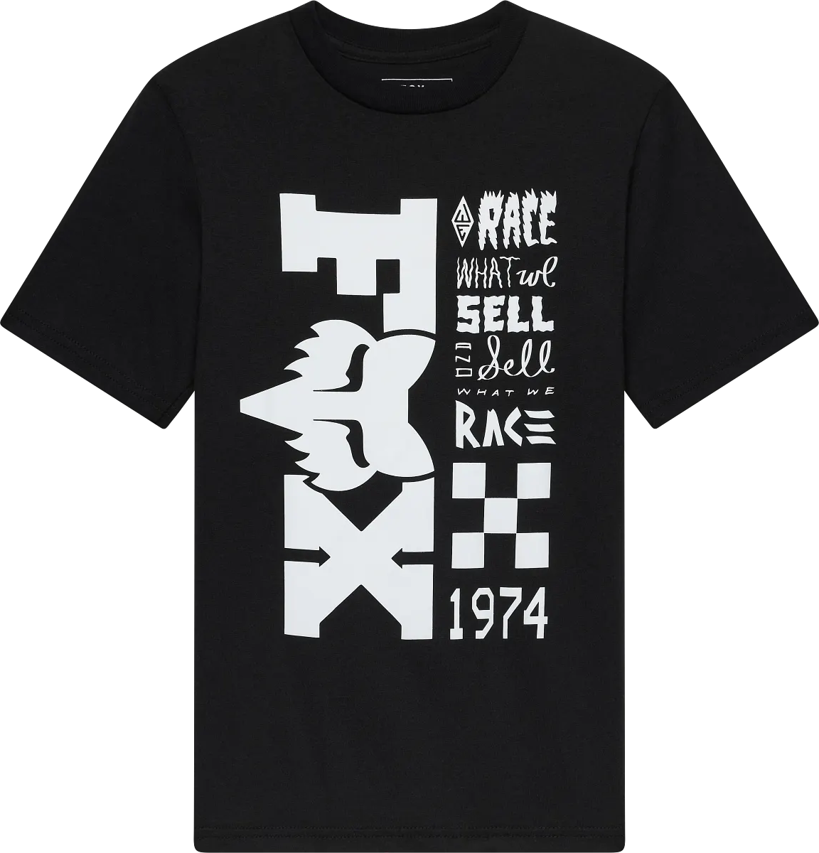 Fox Youth Bend Short Sleeve Tee Ultra Black