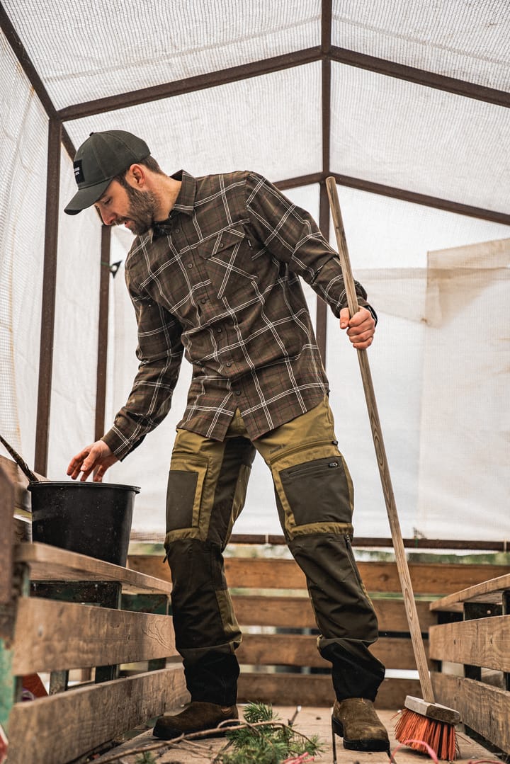 Seeland Men's Glen Flannel Shirt Pine Green Check Seeland