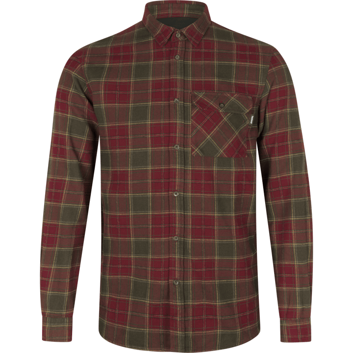 Seeland Men's Glen Flannel Shirt Red Forest Check Seeland Seeland Men's Glen Flannel Shirt Red Forest Check Seeland