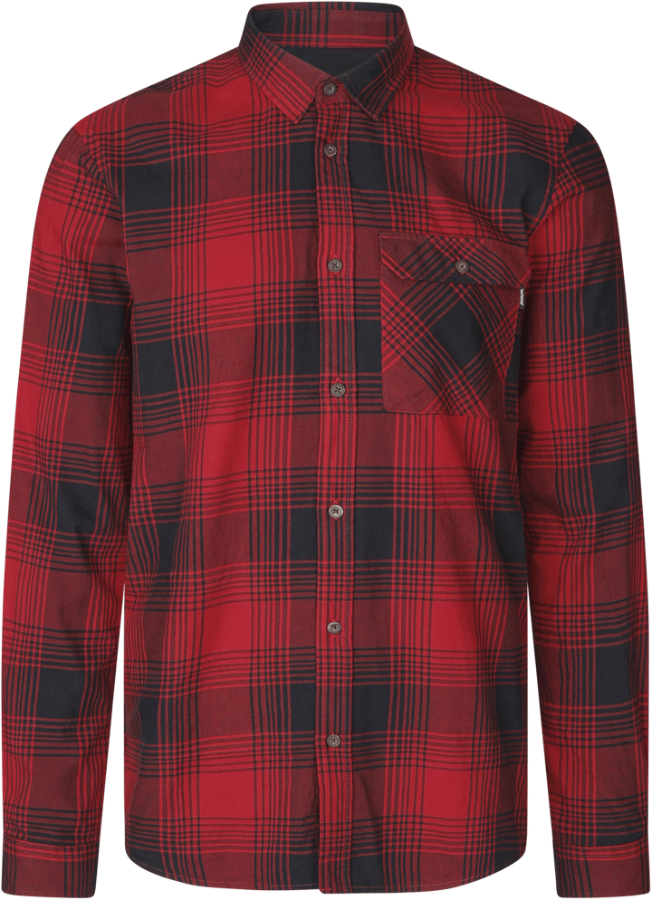 Seeland Men's Glen Flannel Shirt Red Check Seeland