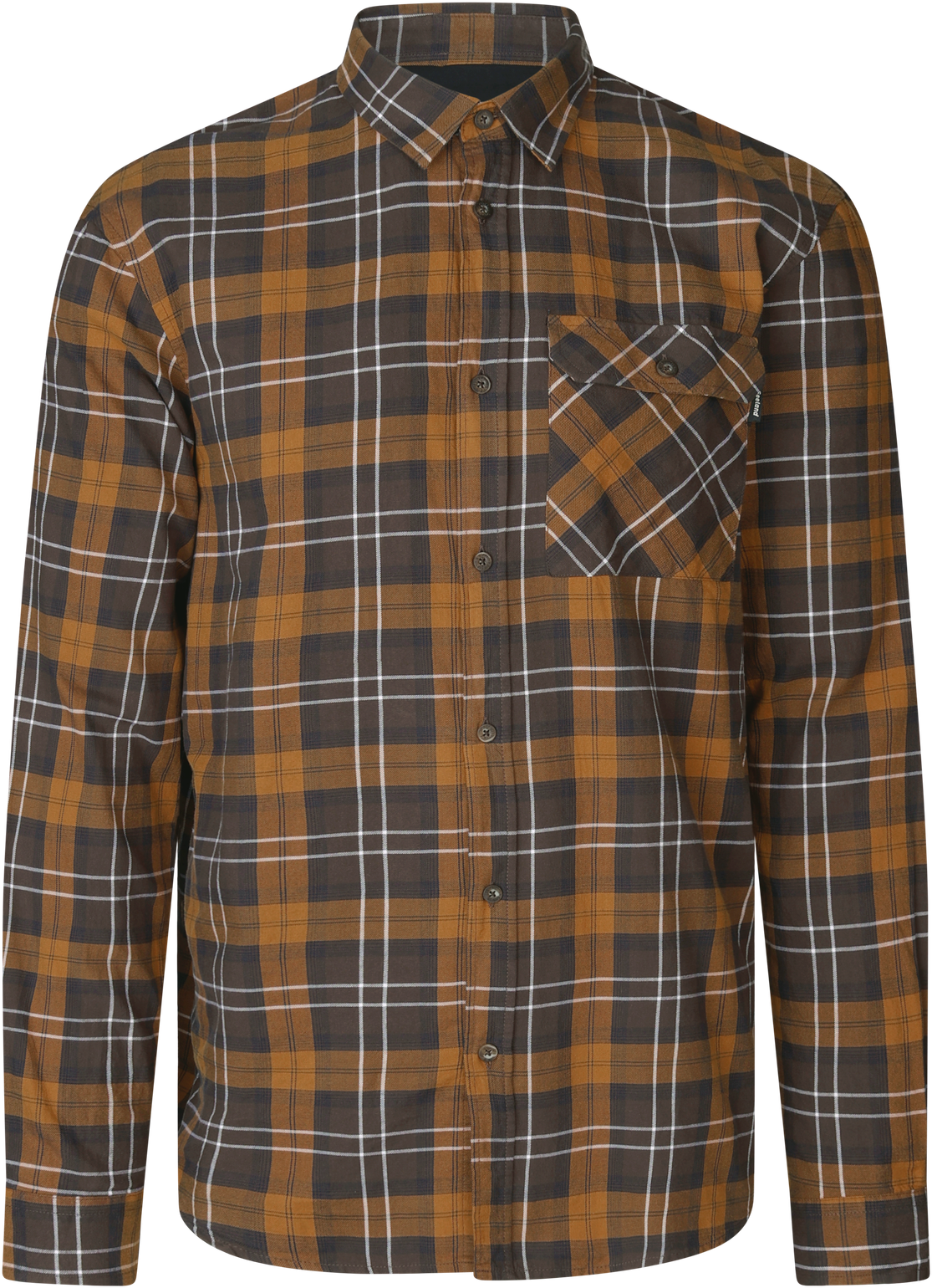 Dark brown/camel check