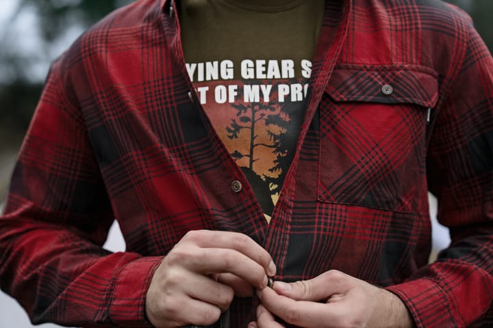 Seeland Men's Glen Flannel Shirt Red Check Seeland